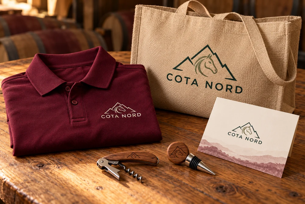 Pack de benvinguda per a celler amb la marca Cota Nord