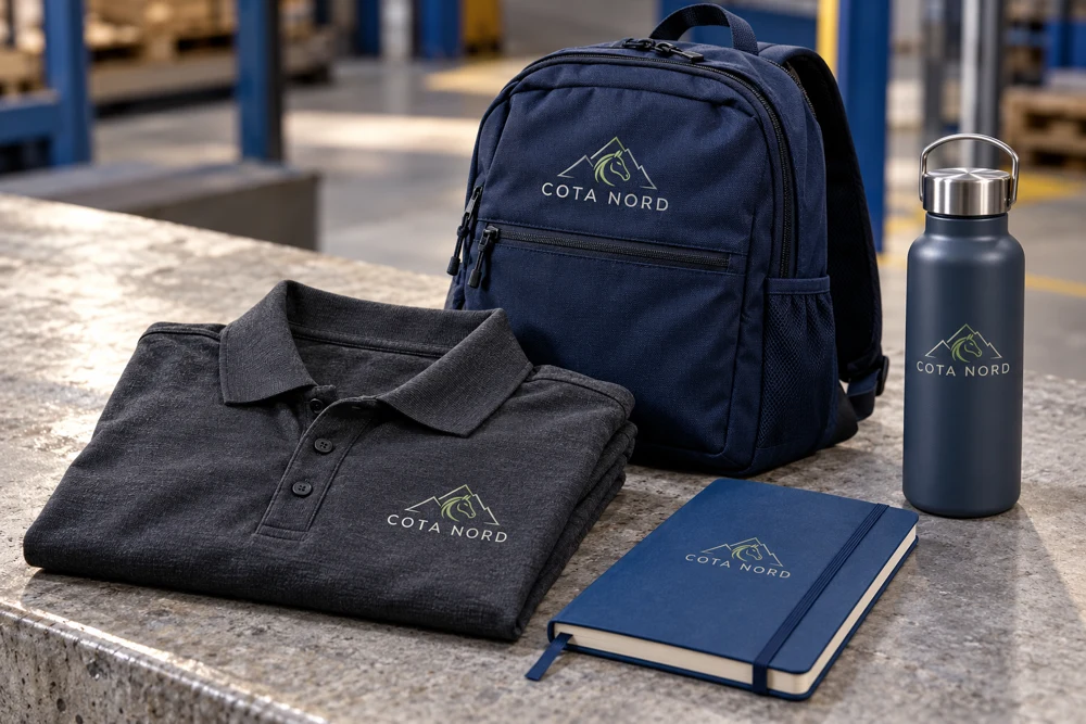 Pack de benvinguda per a indústria amb la marca Cota Nord